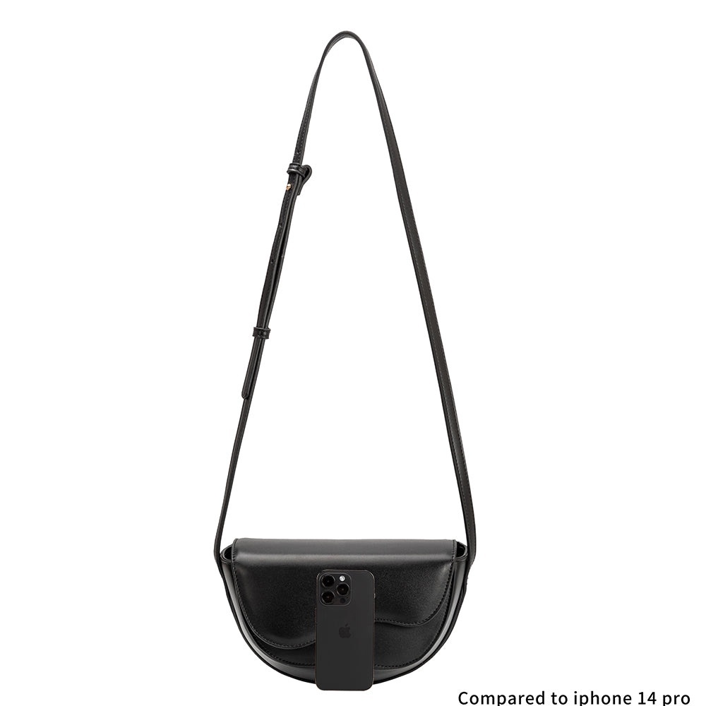 BLACK Frieda Recycled Vegan Crossbody Bag